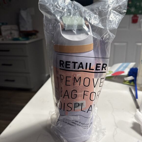 Owala 32 Oz FreeSip Stainless Steel Water Bottle - Periwinkle Twinkle - Picture 7 of 10